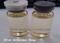 Farmaceutische Anabole Mondelinge Armidex 5 Mg/ml het Poeder van Oplossingsanastrozole
