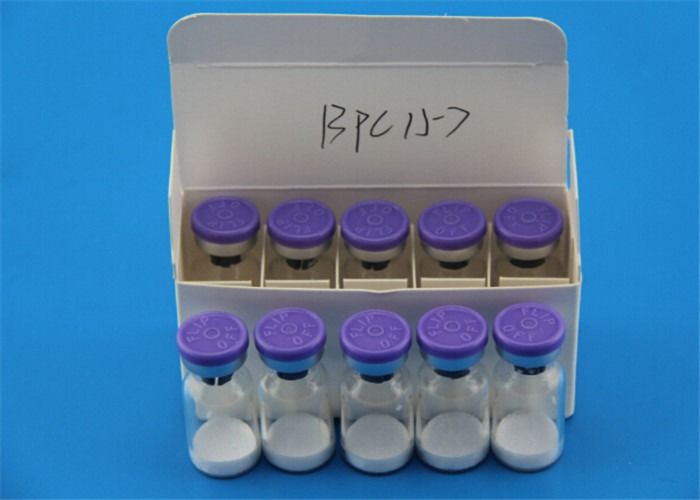 Effectief Spier Peptide van het de Bouwhormoon Wit Poeder Pentadecapeptide BPC 157 1g/Vial
